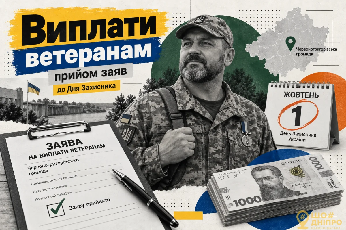 Червоногригорівська громада відкриває прийом заяв на виплати ветеранам до Дня Захисника