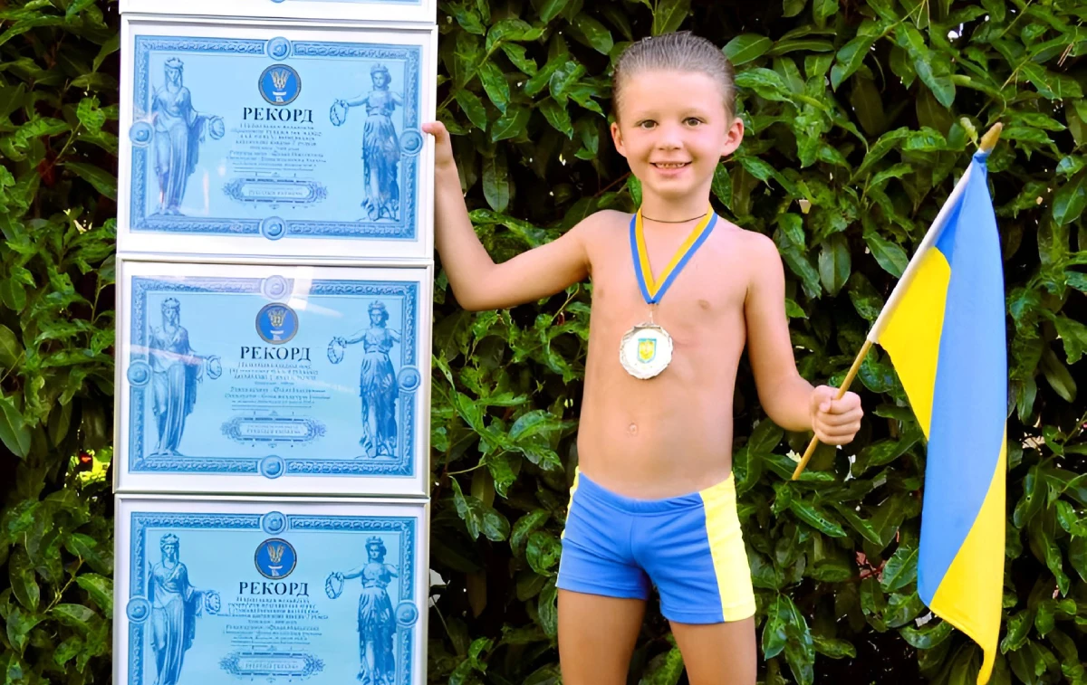 Seven-year-old boy from Pyatykhatky broke five Ukrainian records in a month