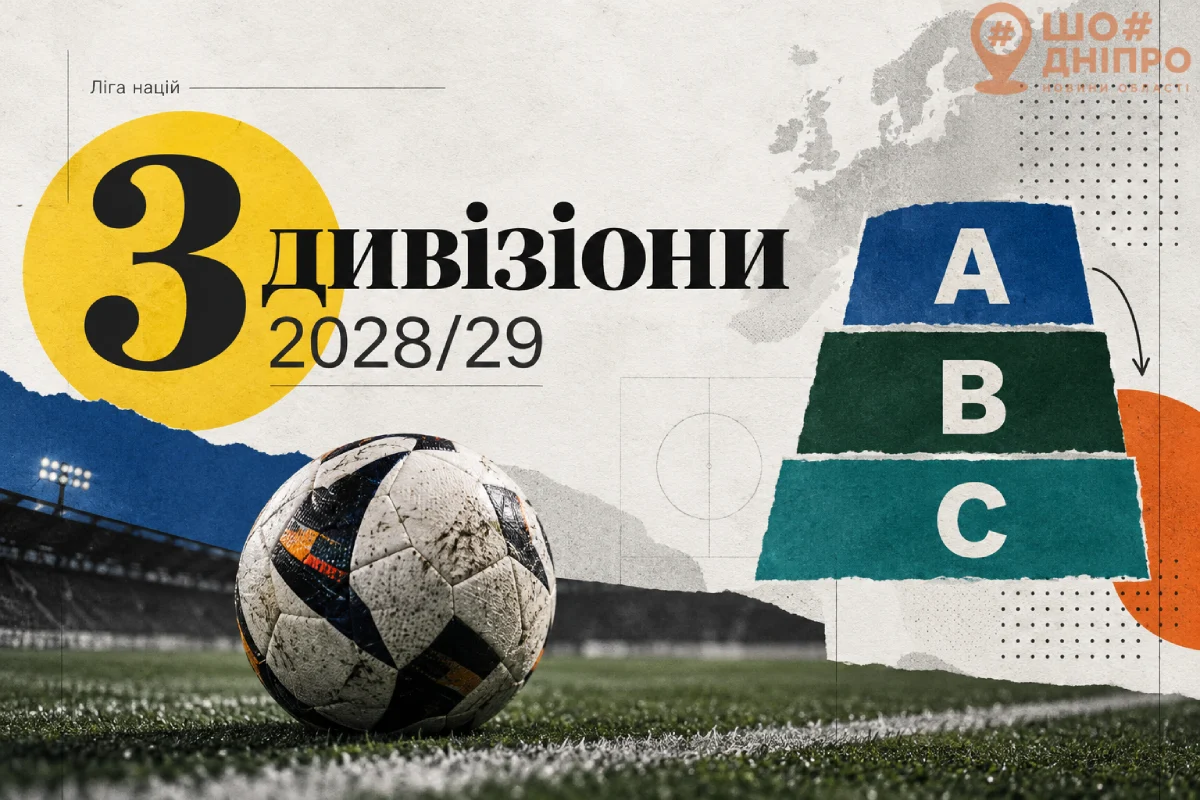 УЄФА скорочує Лігу націй до трьох дивізіонів із сезону 2028/29