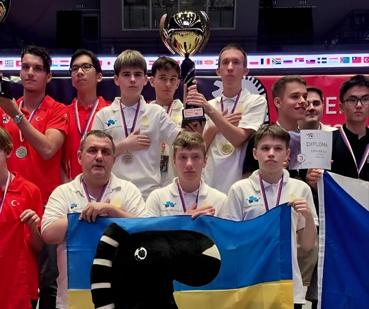 Україна здобула золото на командному чемпіонаті Європи з шахів U18 у Пардубіце