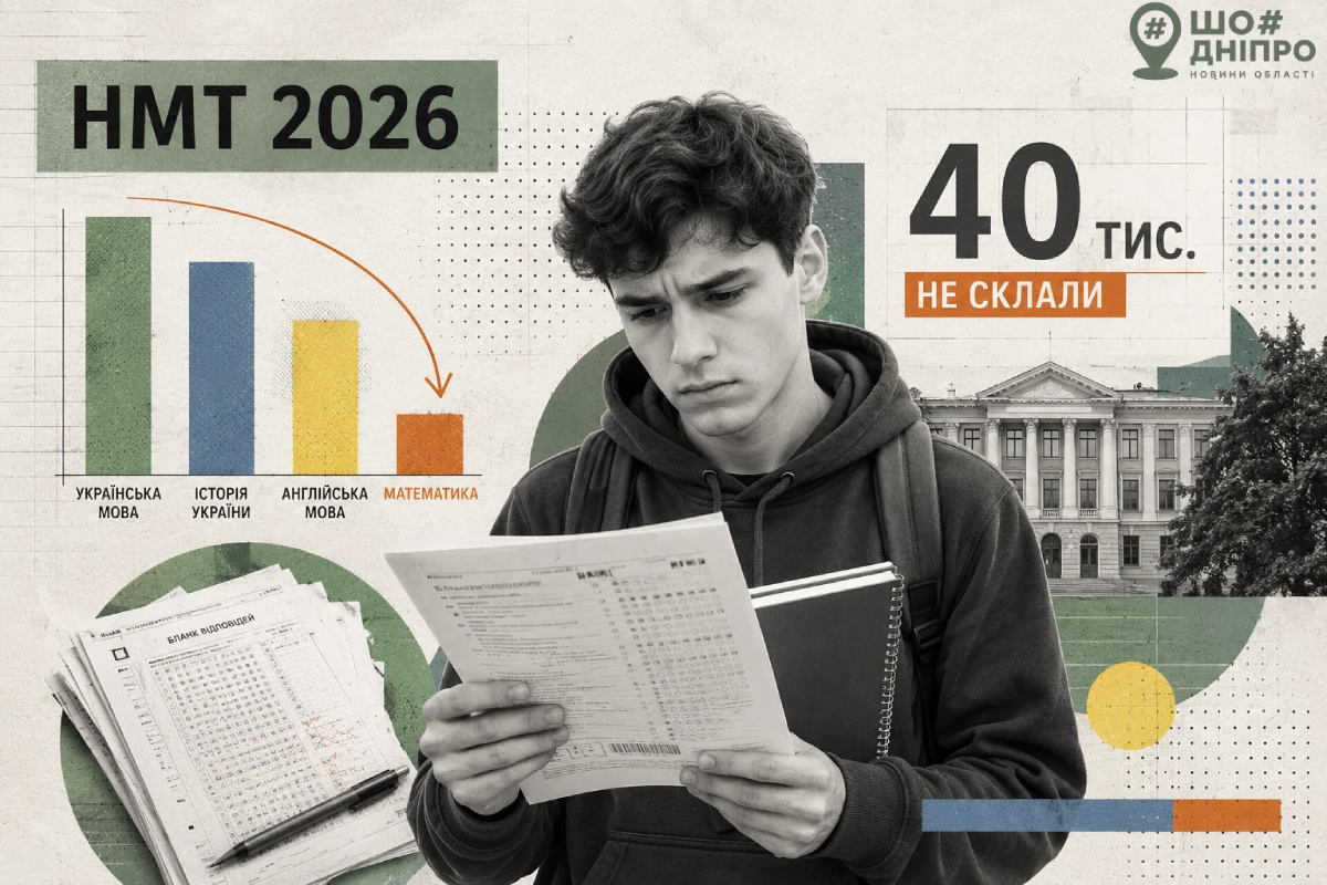 УЦОЯО опублікував підсумки НМТ-2026: математика - найнижчий бал, 40 тисяч не склали