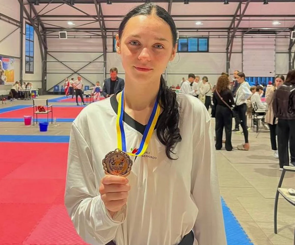 Тхеквондистка з Кам'янського виборола бронзу на чемпіонаті України серед молоді