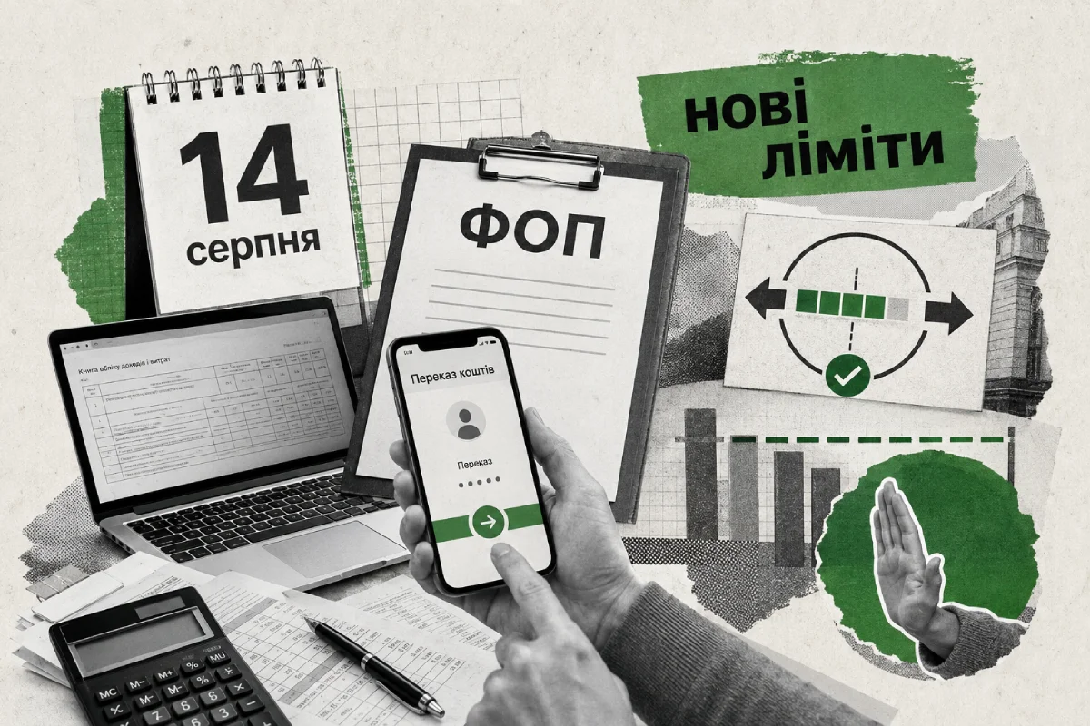 З 14 серпня для ФОПів діють нові ліміти на перекази