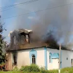 Свято-Успенський храм у Межовій знищений ударом дрона
