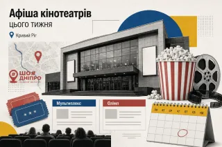 Чотири фільми у кінотеатрах Кривого Рогу: розклад і ціни цього тижня