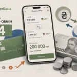 ПриватБанк збільшив ліміт онлайн-обміну валюти вчетверо до 200 000 грн