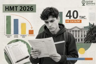 УЦОЯО опублікував підсумки НМТ-2026: математика - найнижчий бал, 40 тисяч не склали