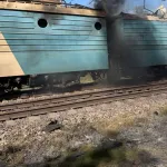 Дрон атакував локомотив потяга Дніпро - Вінниця в Кам'янському районі